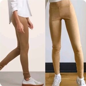 Aritzia Wilfred Free Suede Leggings S